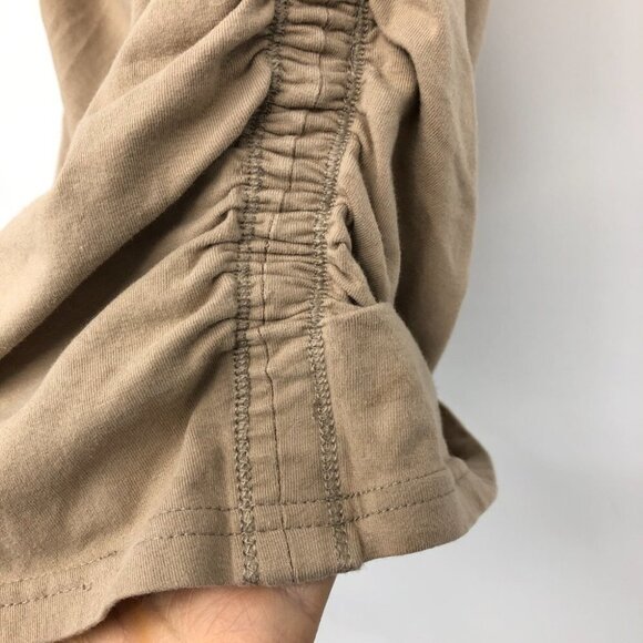 Aritzia TNA Tan Chill Malibu Ruched Bodycon Mini Dress size XS - Picture 9 of 16